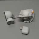 Google Nest Cam Indoor (Wired, 3rd Gen) - Security Camera with 2K Video and Gemini, Night Vision, 2-Way Audio, Works with Google Home - 2025 Model - Snow