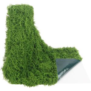 Fake Green Moss Roll Table Runner Faux Moss Adhesive Fairy Garden Grass 12" x 71" Artificial Moss for Indoor Plants Wall Crafts DIY Table Centerpieces Fairy Woodland Floral Wedding 30x180cm (11.81 inches x 70.87 inches x 1.57 inches)