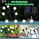 Kohlrabi Solar St Patricks Day Lights Outdoor, 10 Pack 80 LED Green Firefly Lights Waterproof, Sway by Wind, Solar Wind Swaying Light for Yard Patio Backyard Garden Flower Bed Pathway Decoration