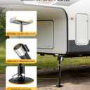 RV Slide Out Support Jacks Set of 2, 6000lbs Heavy Duty Supports, Adjustable 20"-49" Height by Power Drill or Handle, Slideout Stabilizer Jacks RV Camper Accessories for Travel Trailer