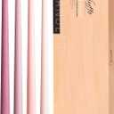 Viyffo 12 Inch Taper Candles Pink with a Purple Hue Set of 4 Unscented Smokeless Long Tall Tapered Candle for Candlesticks Sticks Wedding Advent Home Decor Dinner Christmas