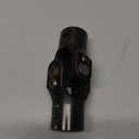 3/4" Round x 3/4" Round Single Steering Shaft Universal U Joint 3/4" Round to 3/4" Round Black Steering Shaft Universal Coupling 35 Working Angle 3-3/4" Total Length