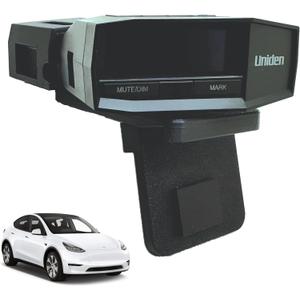 Radar Holder for Uniden R8 Compatible with Tesla Vehicles - Black