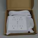 10Ft Extension Cord with Multiple Outlets, Flat Plug Surge Protector Power Strip 10 Ft Long Cord, 8 Outlets & 4 USB Ports (2 USB C), Desk Charging Station for Home Office, College Dorm Room Essentials (White)