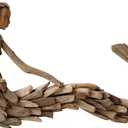 Creative Co-Op Driftwood Mermaid Wall Dcor