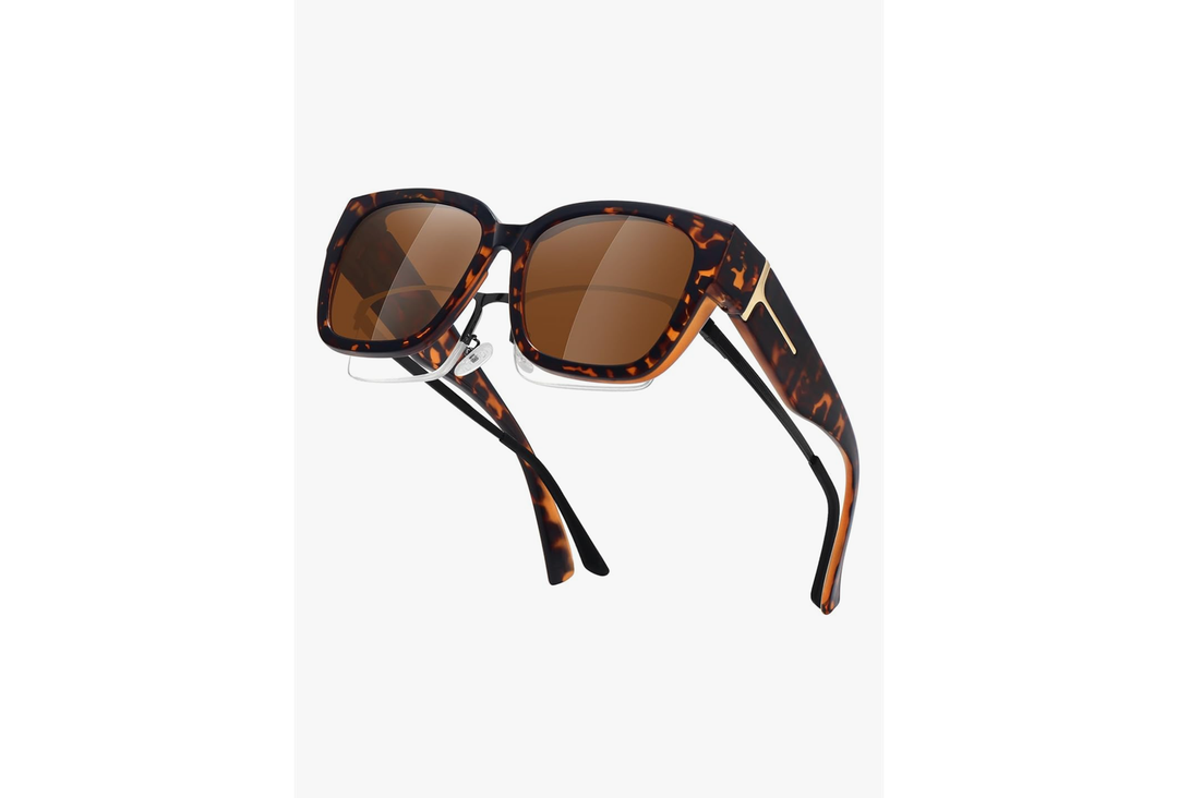 IGnaef Oversized Fit Over Sunglasses for Women Men, Trendy Polarized Sunglasses for Driving with UV400 Protection IF7511