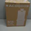 ACOQOOS Juicer Machines, 6.5" Extra Large Feed Chute Cold Press Juicer 3-IN-1 with Sorbet & Nut Milk, BPA Free, Easy to Clean, 100 OZ Hopper, Graphite Gray