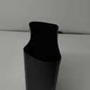 4.5 Gallon Plastic Swing-Top Trash Can, Garbage Can with Swing Lid, Black