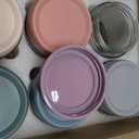 6 Pack Overnight Oats Containers with Lids - 16 oz (480ml) Glass Jars with Airtight Lids, Stackable Mason Jars for Yogurt, Chia Pudding, Meal Prep, Refrigerator & Freezer Safe