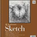 Strathmore 400 Series Wire Bound Sketch Pad, 60 lb. Paper, 11 X 14 inches, White, 100 Sheets (455-4)
