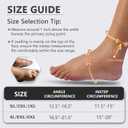 Plus Size Foot Compression Wrap with Elastic Straps for Swollen Feet & Ankles, Ankle Brace for Sprains, Lymphedema, Edema, Diabetic Care & Circulation Relief for Women and Men (XL/2XL/3XL, 1 Pcs)