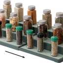 SIMPLEMADE 3-Tier Spice Rack Organizer - Versatile Storage Shelf for Kitchen, Bathroom, Bedroom & Office, Set of 1, Expandable Sage