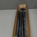 Black Shower Curtain Rod 31 to 80 Inch,1 Inch Diameter Adjustable Spring Tension Stainless Steel Telescoping Rod,Easy Install,No Rust