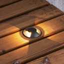 Well Lights Low Voltage Landscape Lighting Outdoor In Ground Lights LED2W Double Sides Lighting AC/DC 12V-24V Warm White Waterproof IP67 Aluminium,4PACKS