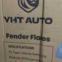 YHTAUTO OE Factory Style Fender Flares Fits 2004-2008 Ford F-150 Fleetside Bed (NOT Fit Heritage Models), Lincoln Mark LT 2006-2008 Wheel Cover, Set of 4