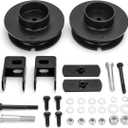 dynofit 2" Front Leveling Lift Kit for 2014-2025 Ram 2500 4WD, 2013-2025 Ram 3500 (4x4) Pick Up, Heavy Duty Steel Strut Spacers with Shock Extension Brackets