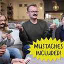 Mustachio- Mustaches Now Included, a Strategy Game of Trickery and Scheming Nuts, Funny Board Games for Teens and Family Night, Card Game for 2-6 Players