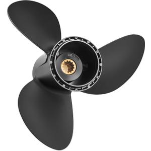 YOUNG PROPS 11 3/4 x 17 Replace OEM#176422 Aluminum Outboard Boat Propeller for BRP,Johnson,Evinrude OMC SternDrive 40-50HP 13 Spline Tooth 11.75dia x 17 Pitch Boat Propeller RH