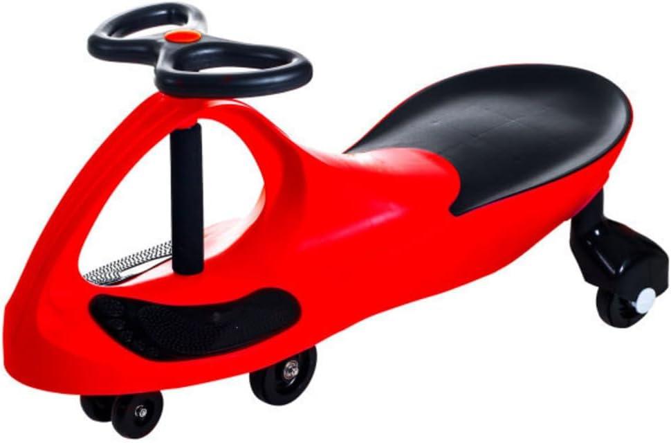 Wiggle Car - Ride on Toy for Ages 3 and Up - Toddler Ride on Toys with no Batteries, Gears, or Pedals Just Twist, Wiggle, and Go by Lil Rider (Red)