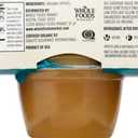 365 by Whole Foods Market, Organic Unsweetened Apple Sauce Cups, 4 Ounce (Pack of 6) (EXP 08/14/27)