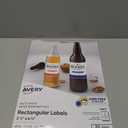 Avery Printable Blank Rectangle Labels, 3.5" x 4.75", White, 32 Customizable Labels (22827)