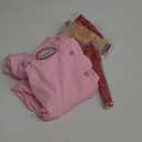 Women's Baseball League Costume Dottie Costume Pink Dress Halloween Cosplay Uniform Set (Small)