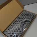 Silicone Sink Mat, 24.6''x 12.9'' Kitchen Sink Protector Grid for Bottom of Center Drain Sink, Gray Non-slip Heat Resistant Liner for Farmhouse Stainless Steel Porcelain Sink