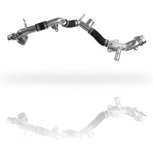 Upgraded aluminum Engine Coolant Radiator Pipe Water Hose Line Compatible with Audi Q7 2011-2015, S4 2010-2012, S5 2010-2011, 3.0L