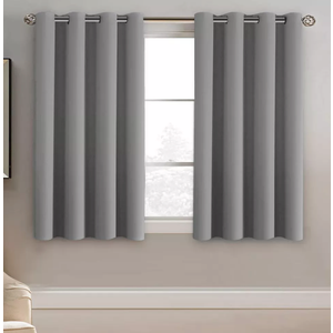 H. VERSAILTEX Blackout 2 Panels Dov Grey, 52"W x 45"L
