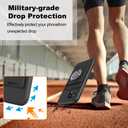 for Motorola Moto Edge Plus 2023/Motorola Edge+ 5G UW 2023/Edge 40 Pro/Edge X40 Phone Case with 360 Rotatable Ring Holder Stand and Card Holder case for Moto Edge Plus 2023 Cover - Black