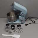 Kitchen in the box Stand Mixer,3.2Qt Small Electric Food Mixer,6 Speeds Portable Lightweight Kitchen Mixer for Daily Use with Egg Whisk,Dough Hook,Flat Beater 