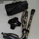 Walking Cane LIXIANG Cane for Man/Woman | Mobility & Daily Living Aids | 5-Level Height Adjustable Walking Stick | Comfortable Plastic T-Handle Portable Walking Stick Folding Cane