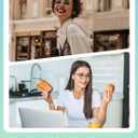 LianSan Sturdy Photochromic Distance Glasses for Women - with Spring Hinge
