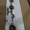 Emliviar 4-Light Vintage Vanity Light - Farmhouse Bathroom Wall Light Fixtures, Oil Rubbed Bronze Finish with Clear Glass, YCE238B-4W ORB