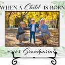 love at first sight picture frames for new grandparents, gifts for birthday christmas thanksgiving, When a Baby is Born so are Grandparents frame new baby gifts for firts time grandparents -06