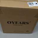 OYEARS 23" USB A+C Table Lamp for Bedroom Living Room Modern Bedside Lamps Retro Farmhouse Rattan Glass Nightstand Nightlight Lamps,Two Light Points (Set of 1 - Walnut with Clear Glass)