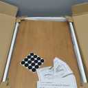 Wire Shelf Covers, Bamboo Wire Rack Covers for Pantry, Closet (4pcs, 24" W x 16" D)