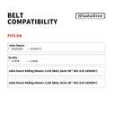 Deck Belt GX20305 / Kevlar Cord / 1/2" X139" - Compatible with John Deere L120 L130 L2048 L2548 1742HS 1642HS GY20571