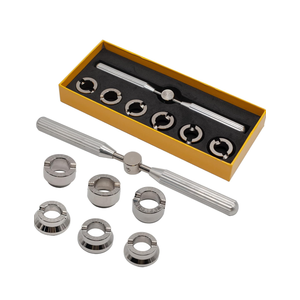 Watch Back Remover Tool, 5537 Watch Case Opener for Rolex & Tudor, Watch Repair Tools & Kits with 6 Dies (18.5–29.5mm)