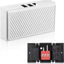 Saillong Wired Doorbell Chime, 16V 10VA Front and Rear Door Chime for Home Wall Inside, Compatible with Doorbell Button and Transformer, Two Loud Sounds(Delicate Style)