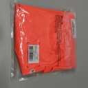 ZDC Girls Athletic Yoga Shirts Summer Short Sleeve Quick Dry Crop Tops Basic Gym Tees Bright Orange, Size 150 
