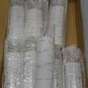 Flickering Flameless LED Candles, 9 Pcs with Embedded Star String, Acrylic LED Pillar Candles with Remote, Suitable for Home Decoration (White)