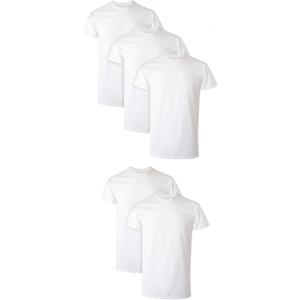 Hanes Men's Performance Undershirt, X-Temp Moisture-Wicking Crewneck, White 5-Pack (Medium)