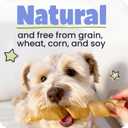 Pawstruck Natural Large 10-13 Beef Collagen Braids for Dogs Long-Lasting Rawhide & Bully Stick Alternative, with Chondroitin & Glucosamine 3 Pack (EXP 05/21/29)
