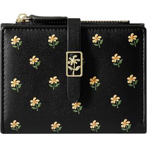 YINHEXI Women's Wallet, Faux Leather, Water Resistant, Black, Unisex