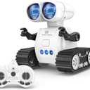 Remote Control Robots Toy, USB Rechargeable Movable Robot Toy with LED Eyes & Music, Robot Toy for Kids, Birthday Gift for Boys & GirIs