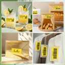 2 x PARLAIM 2.25x1.25 Thermal Labels,1000 Labels Rectangular Direct Thermal Stickers Labels Roll Compatible Thermal Printer, Mailing Labels, Shipping Labels Self-Adhesive Direct Thermal Labels (Yellow)