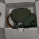 DrVibro Neck Massager, Shiatsu Neck and Back Massager with Heat, 4D Kneading Simulated Human Hand Design Electric Deep Tissue Massage, Portable Body Massager for Shoulder, Pain Relief & Muscle Relax (Green With Cloth)