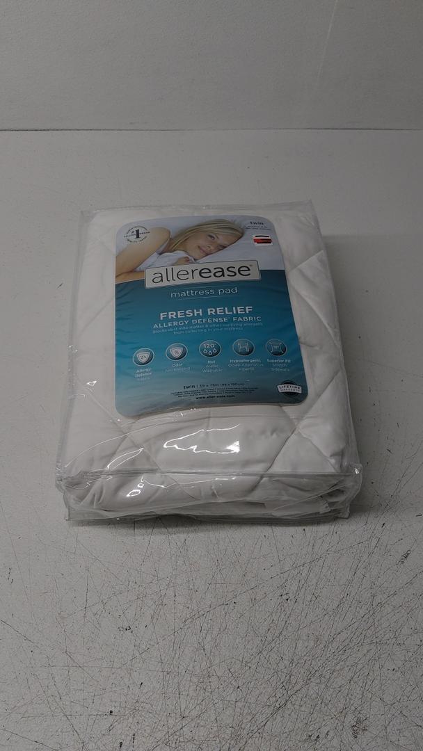 Allerease Mattress Pad Twin 39 x 75 In