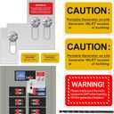 Generator Interlock Kit for Square D QO or Homeline 100 or 125 Amp Panels, 3/4-7/8 Inch Spacing Between Main and Branch Breaker, Interlock Breaker Kit